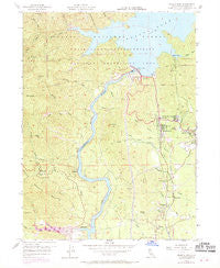 Shasta Dam California Historical topographic map, 1:24000 scale, 7.5 X 7.5 Minute, Year 1956