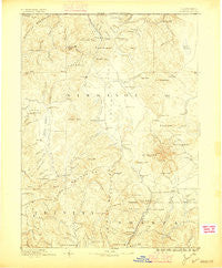 Shasta California Historical topographic map, 1:250000 scale, 1 X 1 Degree, Year 1886