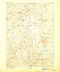 Shasta California Historical topographic map, 1:250000 scale, 1 X 1 Degree, Year 1894