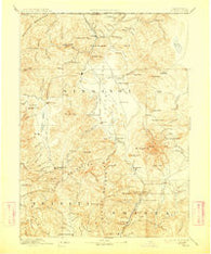 Shasta California Historical topographic map, 1:250000 scale, 1 X 1 Degree, Year 1894