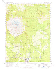 Shasta California Historical topographic map, 1:62500 scale, 15 X 15 Minute, Year 1954