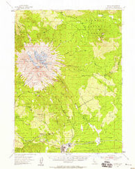 Shasta California Historical topographic map, 1:62500 scale, 15 X 15 Minute, Year 1954