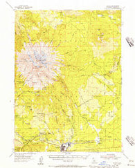 Shasta California Historical topographic map, 1:62500 scale, 15 X 15 Minute, Year 1954
