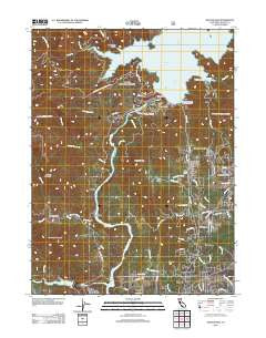 Shasta Dam California Historical topographic map, 1:24000 scale, 7.5 X 7.5 Minute, Year 2012