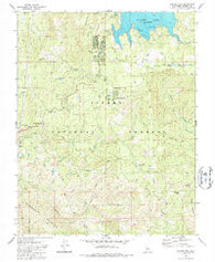 Shaver Lake California Historical topographic map, 1:24000 scale, 7.5 X 7.5 Minute, Year 1982