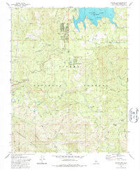 Shaver Lake California Historical topographic map, 1:24000 scale, 7.5 X 7.5 Minute, Year 1982