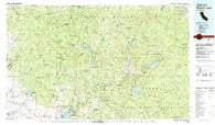 Shaver Lake California Historical topographic map, 1:100000 scale, 30 X 60 Minute, Year 1980