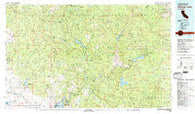 Shaver Lake California Historical topographic map, 1:100000 scale, 30 X 60 Minute, Year 1980