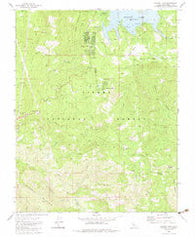 Shaver Lake California Historical topographic map, 1:24000 scale, 7.5 X 7.5 Minute, Year 1982