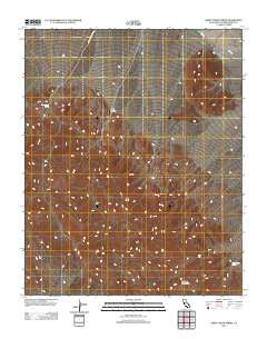 Sheep Creek Spring California Historical topographic map, 1:24000 scale, 7.5 X 7.5 Minute, Year 2012
