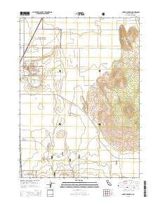 Sheep Mountain California Current topographic map, 1:24000 scale, 7.5 X 7.5 Minute, Year 2015