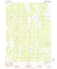 Sheepshead California Historical topographic map, 1:24000 scale, 7.5 X 7.5 Minute, Year 1983