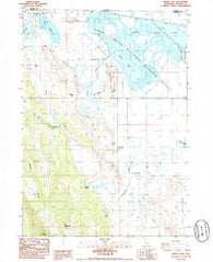 Sheepy Lake California Historical topographic map, 1:24000 scale, 7.5 X 7.5 Minute, Year 1985