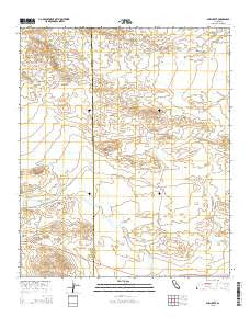 Shell Reef California Current topographic map, 1:24000 scale, 7.5 X 7.5 Minute, Year 2015