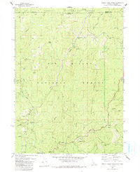 Shelly Creek Ridge California Historical topographic map, 1:24000 scale, 7.5 X 7.5 Minute, Year 1982