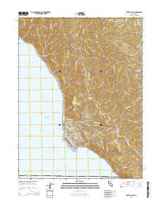 Shelter Cove California Current topographic map, 1:24000 scale, 7.5 X 7.5 Minute, Year 2015