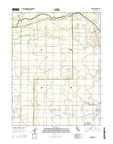 Sheridan California Current topographic map, 1:24000 scale, 7.5 X 7.5 Minute, Year 2015