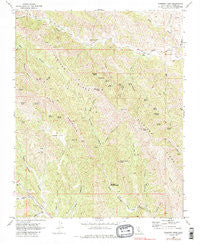 Sherman Peak California Historical topographic map, 1:24000 scale, 7.5 X 7.5 Minute, Year 1969