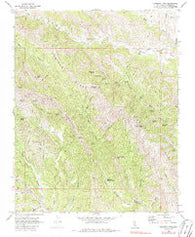 Sherman Peak California Historical topographic map, 1:24000 scale, 7.5 X 7.5 Minute, Year 1969