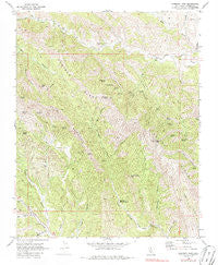 Sherman Peak California Historical topographic map, 1:24000 scale, 7.5 X 7.5 Minute, Year 1969