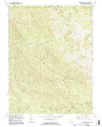 Sherwood Peak California Historical topographic map, 1:24000 scale, 7.5 X 7.5 Minute, Year 1967