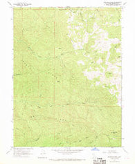 Sherwood Peak California Historical topographic map, 1:24000 scale, 7.5 X 7.5 Minute, Year 1967