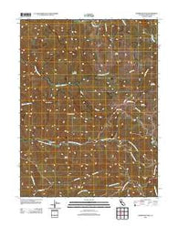 Sherwood Peak California Historical topographic map, 1:24000 scale, 7.5 X 7.5 Minute, Year 2012