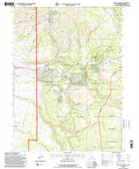 Shields Creek California Historical topographic map, 1:24000 scale, 7.5 X 7.5 Minute, Year 1993