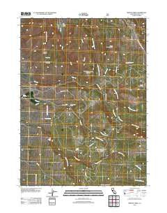 Shields Creek California Historical topographic map, 1:24000 scale, 7.5 X 7.5 Minute, Year 2012