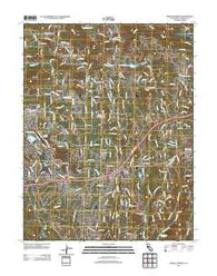 Shingle Springs California Historical topographic map, 1:24000 scale, 7.5 X 7.5 Minute, Year 2012