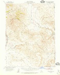 Shinn Mountain California Historical topographic map, 1:62500 scale, 15 X 15 Minute, Year 1954