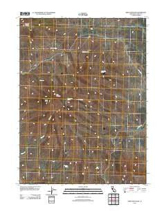 Shinn Mountain California Historical topographic map, 1:24000 scale, 7.5 X 7.5 Minute, Year 2012