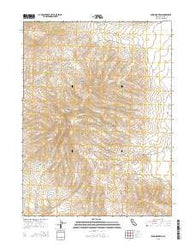Shinn Mountain California Current topographic map, 1:24000 scale, 7.5 X 7.5 Minute, Year 2015