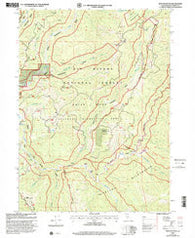 Ship Mountain California Historical topographic map, 1:24000 scale, 7.5 X 7.5 Minute, Year 1997