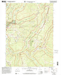 Ship Mountain California Historical topographic map, 1:24000 scale, 7.5 X 7.5 Minute, Year 1997