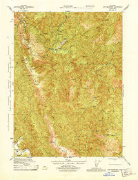 Ship Mountain California Historical topographic map, 1:62500 scale, 15 X 15 Minute, Year 1945
