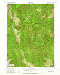 Ship Mountain California Historical topographic map, 1:62500 scale, 15 X 15 Minute, Year 1952