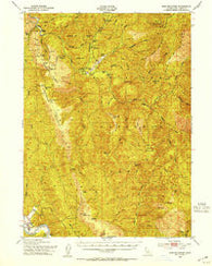 Ship Mountain California Historical topographic map, 1:62500 scale, 15 X 15 Minute, Year 1952