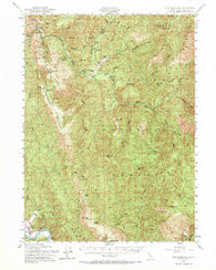 Ship Mountain California Historical topographic map, 1:62500 scale, 15 X 15 Minute, Year 1952