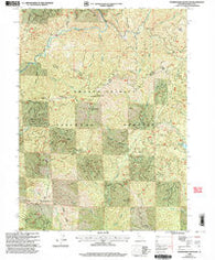 Shoeinhorse Mountain California Historical topographic map, 1:24000 scale, 7.5 X 7.5 Minute, Year 1998