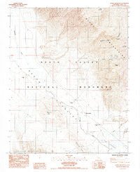 Shore Line Butte California Historical topographic map, 1:24000 scale, 7.5 X 7.5 Minute, Year 1984