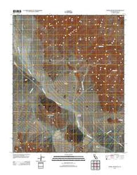 Shore Line Butte California Historical topographic map, 1:24000 scale, 7.5 X 7.5 Minute, Year 2012