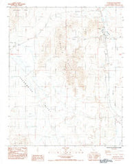Shoshone California Historical topographic map, 1:24000 scale, 7.5 X 7.5 Minute, Year 1984