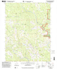 Showers Mountain California Historical topographic map, 1:24000 scale, 7.5 X 7.5 Minute, Year 1997