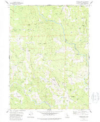 Showers Mtn California Historical topographic map, 1:24000 scale, 7.5 X 7.5 Minute, Year 1978