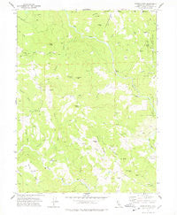 Showers Mtn California Historical topographic map, 1:24000 scale, 7.5 X 7.5 Minute, Year 1978