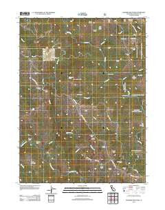 Showers Mountain California Historical topographic map, 1:24000 scale, 7.5 X 7.5 Minute, Year 2012