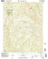 Shuteye Peak California Historical topographic map, 1:24000 scale, 7.5 X 7.5 Minute, Year 2004
