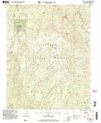 Shuteye Peak California Historical topographic map, 1:24000 scale, 7.5 X 7.5 Minute, Year 2004