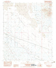 Sidewinder Well California Historical topographic map, 1:24000 scale, 7.5 X 7.5 Minute, Year 1983